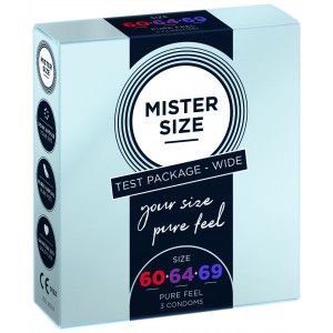 MISTER Size Probierpackung 60-64-69 Kondome
