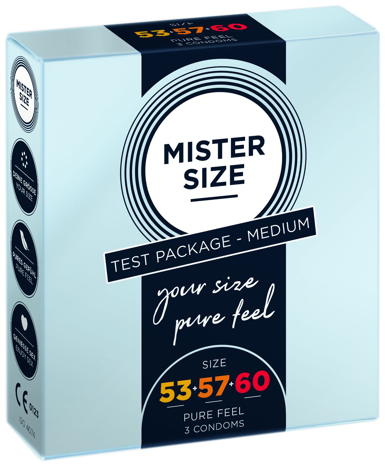 MISTER Size Probierpackung 53-57-60 Kondome