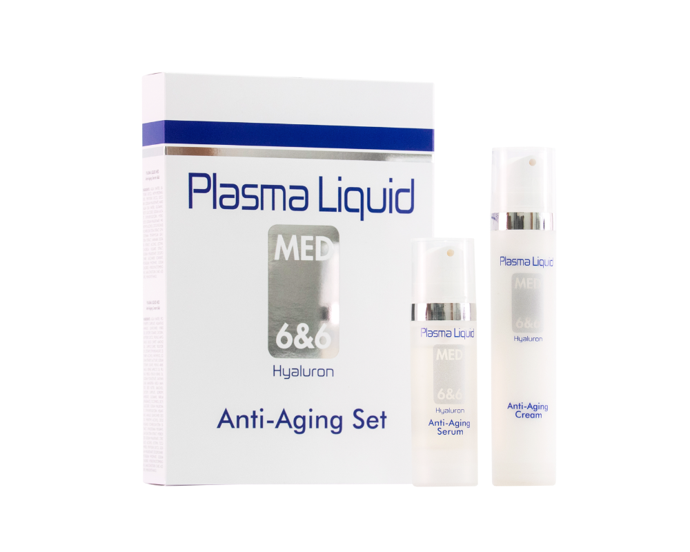 PLASMA LIQUID MED Anti-Aging Set Cre.+Ser.6f.Hyal.